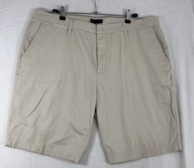 Caribbean Joe Shorts Men’s 40 10” Inseam 100% Cotton Tan Khaki