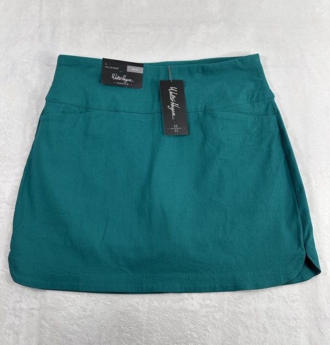 Walter Hagen 17” Golf Skort XS Pull On Sculpt Performance Green Womens NWT