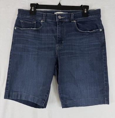 Levis Classic Bermuda Shorts 31 Womens Blue Denim 